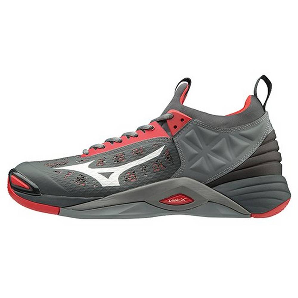 Mizuno Wave Momentum Férfi Röplabda Cipő Piros/Szürke ANR170956